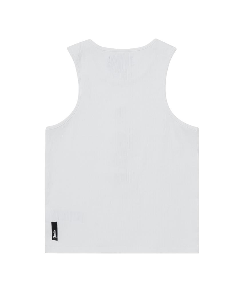 Syupeodeulai W Vintage Rib Sleeveless White