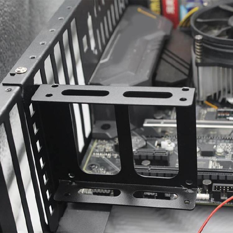Ventilated 2.5" 3.5" SSD HDD Holder Upgrades Bracket for SSD and Mechanical Hard Drive Most Internal PC Space