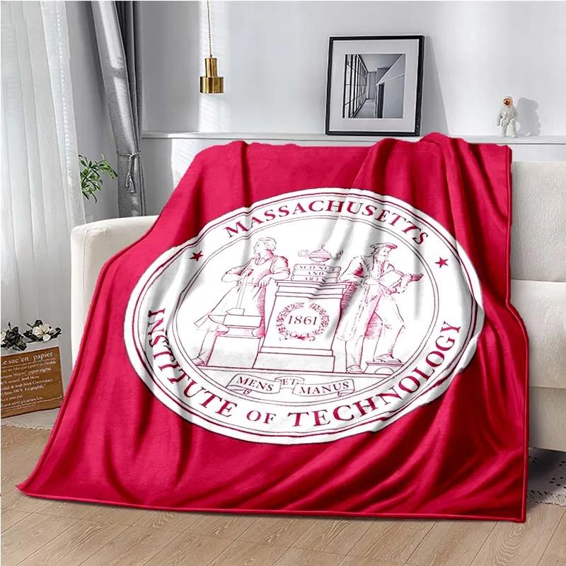 

Famous University Logo Printed Blanket,Harvard ,Yale, MIT, West Point Military Academy, Stanfor, Cornell, 75cmx90cm