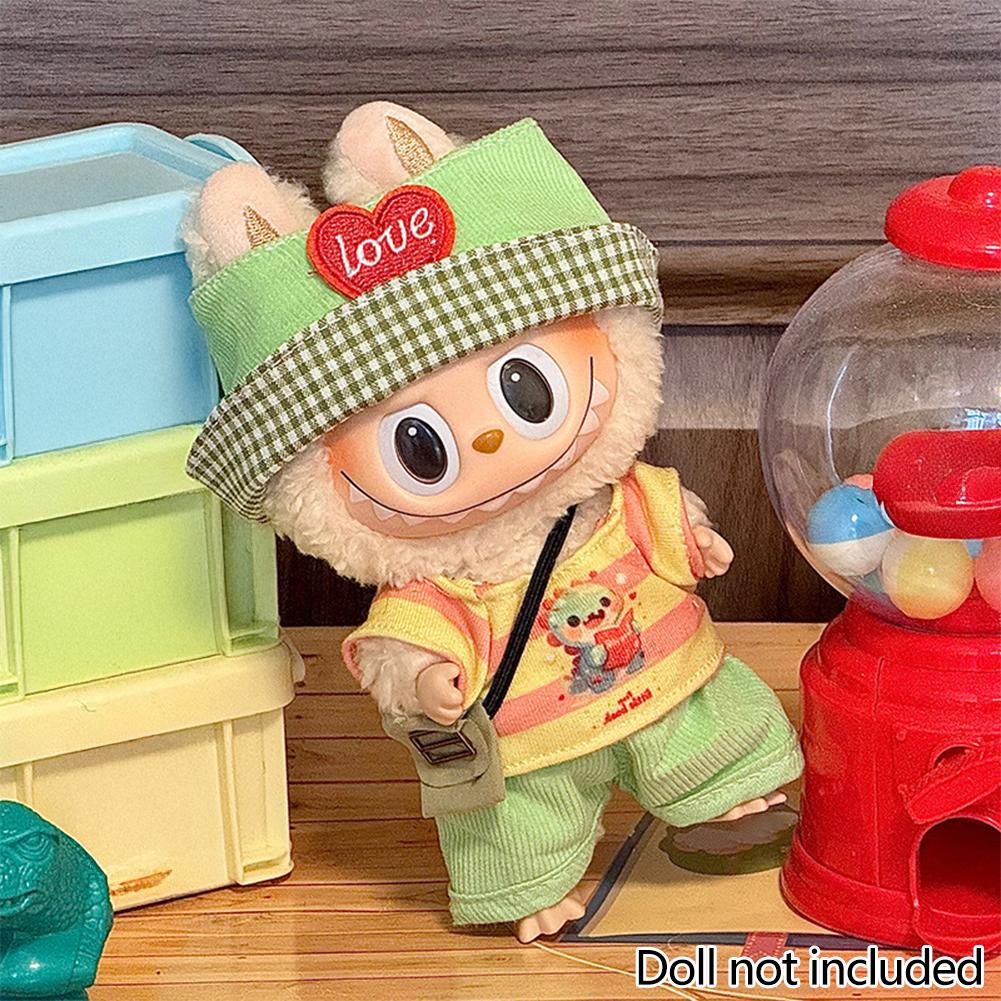 

Для 17см куклы Лабубу Одежда Модная одежда Комбинезоны Одежда для кукол Подходящее по цвету платье Аксессуары для кукол Милое украшение Маленькая одежда 13#