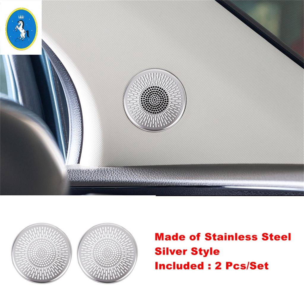 Car Pillar A C Tweeter Speaker Frame / Dashboard Air AC Outlet Decor Cover Trim Accessories Kit For Kia Carnival KA4 - 2024 Pillar A Speaker-B