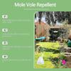 Mole Repellent Powerful Vole Gopher Groundhog Rodent Repellant for Outdoor Lawn Garden Yard, Safe and Effective Gopher Deterrent, Armadillo Repellant