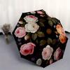 1pc Floral Circular ArrangementUmbrella with Plastic Handle,Suitable for All Seasons Home Travel Outdoor UmbrellaB1795