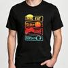 Vintage Eat Sleep Game Repeat Graphic Tee Funny Gamer Gift Shirt Casual Cotton Streetwear TShirt for Unisex Unisex Y2k Top
