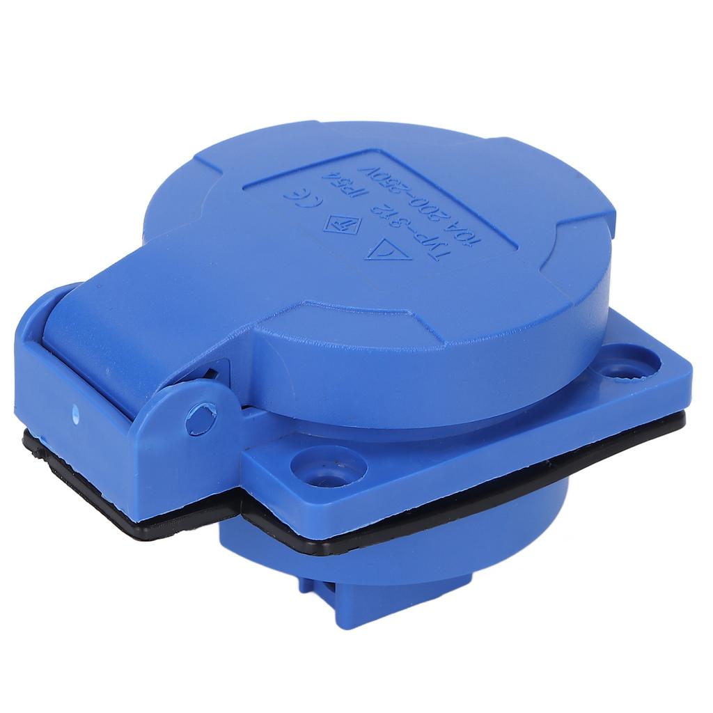 Concealed Industrial Socket Waterproof Concealed Industrial Plug for Agriculture Dock Caravan Camping