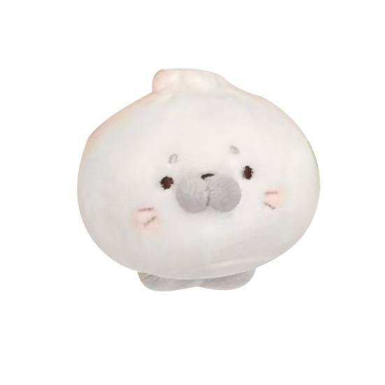 Cute Baby Seal Plush Keychain Soft Stuffed Animal Pendant Bags Backpacks Charm Adorable Marine Toy for Kids Ocean Lovers A