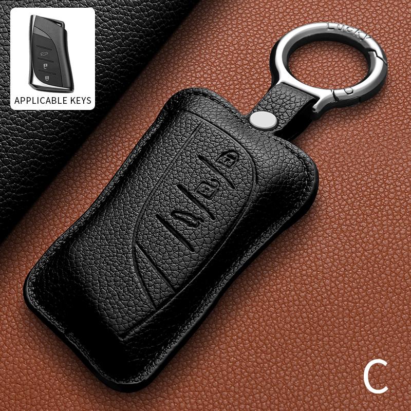 

Leather Car Remote Key Case For Lexus Es300H Rx300H Ls500H Lx700H Gx550H Nx350H Rz450E Nx Phev Rx Phev Anti-Scratch Accessories