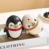 Penguin Automatic Toothpick Dispenser Pop-Up Press Style Tooth Picks Holder Oral Hygiene Care Thickening Toothpick Bucket