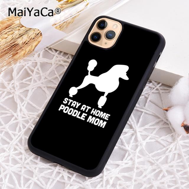 MaiYaCa Frieden Liebe Pudel Handyhülle Cover Für iPhone 17 Air 16 15 plus 11 12 13 14 pro max Hülle coque