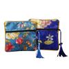 New Chinese Square Zipper Jewelry Brocade Bag