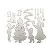 Metal Cutting Dies Cut Die Mold Christmas Tree Decoration Scrapbook Paper Craft Knife Mould Blade Punch Stencils Dies