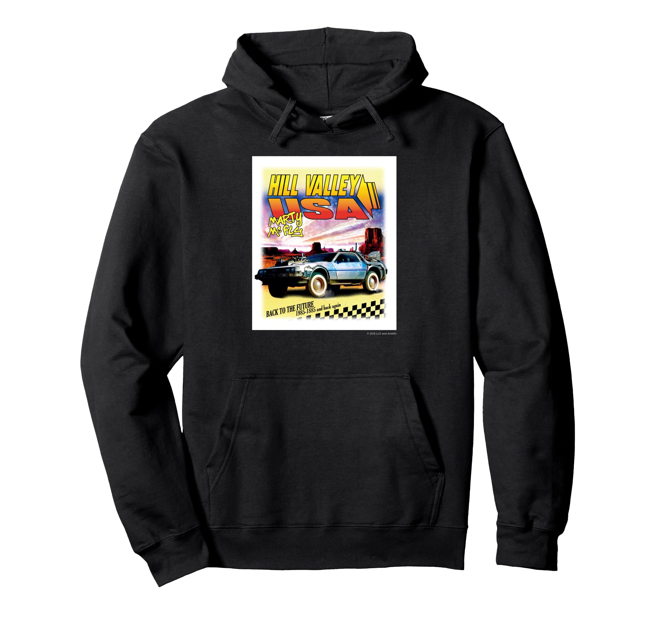 Back to the Future Hill Valley USA Hoodie