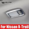 Kryt předního a zadního čtecího světla pro Nissan X-trail XTrail T32 Rogue 2014- Dekorativní interiérové ​​čtecí světlo