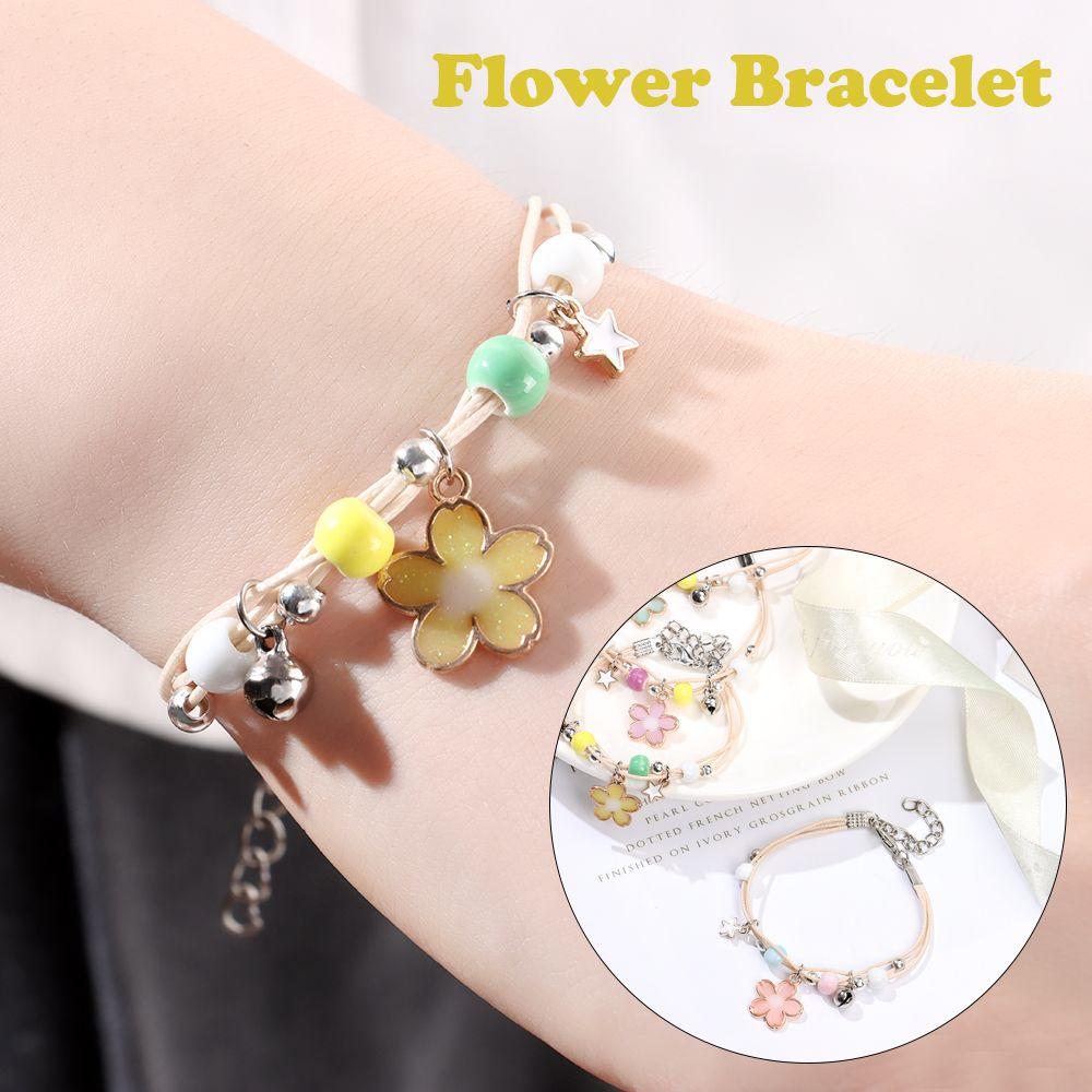 

Девушка из бисера Творческая дружба Мода Элегантный цветочный браслет для женщин