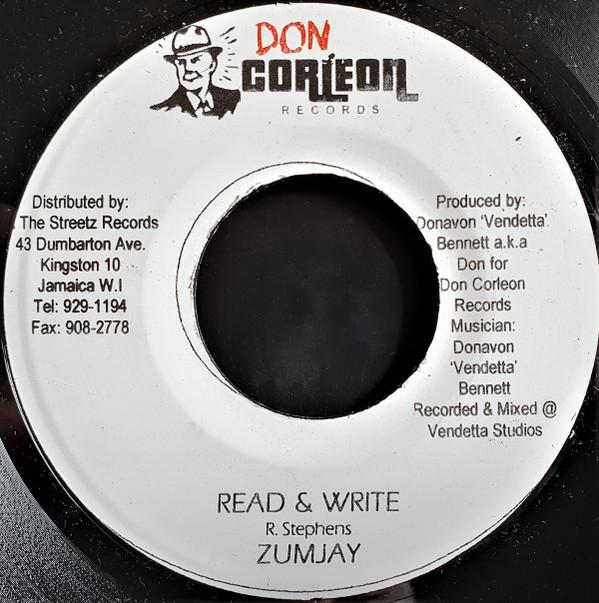 7inch Record ZUMJAY - Read & Write NONE Don Corleon Rec 2003 Jamaica Reggae, Ska & Dub Used