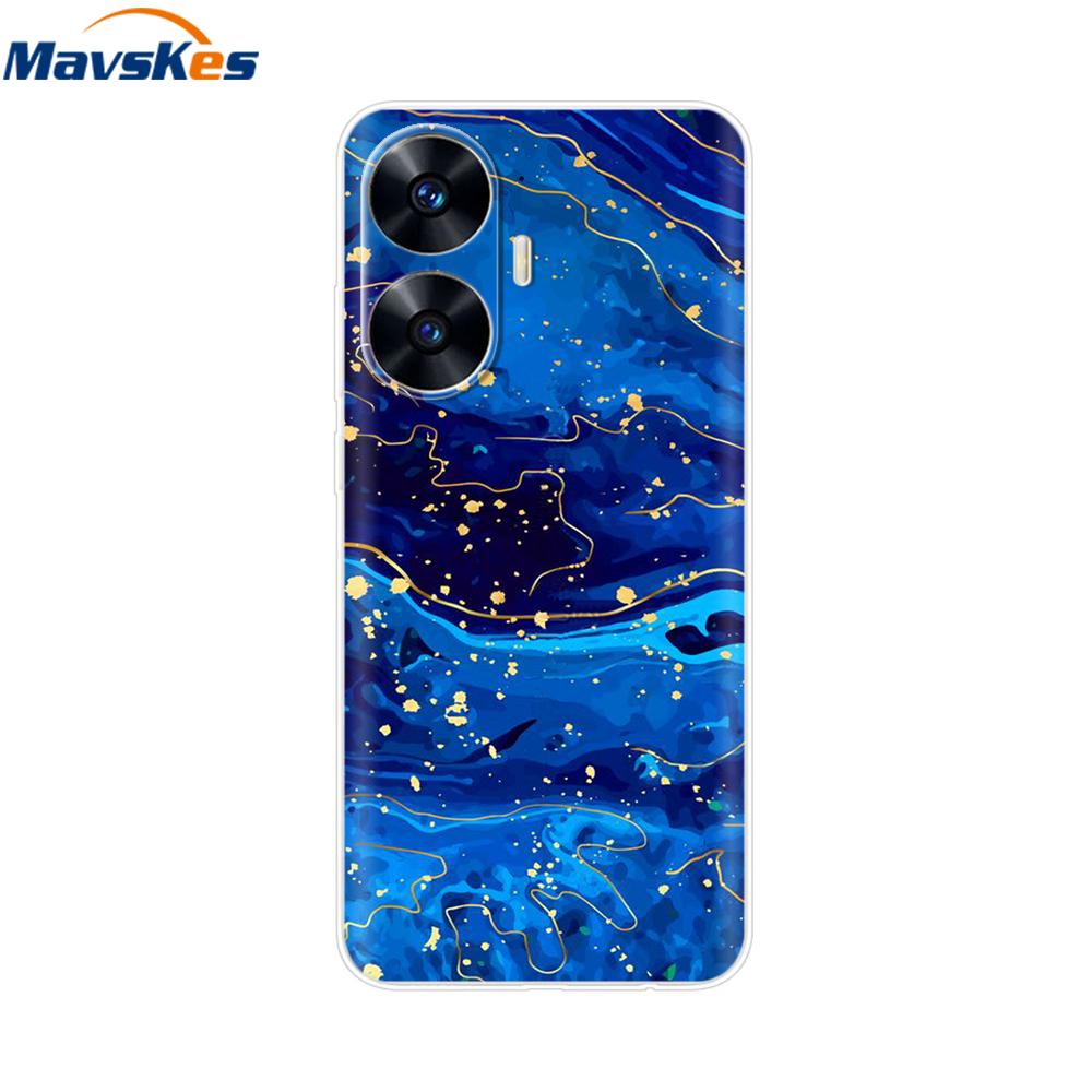 For Realme C55 4G Case C 55 Transparent TPU Soft Silicone Cover For OPPO Realme C55 RealmeC55 6.72 Inch Back Cases Phone Bumper