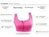 High-Impact Wirefree Shockproof Adjustable Sports Bra with Front Zip