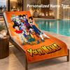 Dragon Ball Custom Name Beach Towel Large Soft Towel for Indoor Bathroom Outdoor Beach