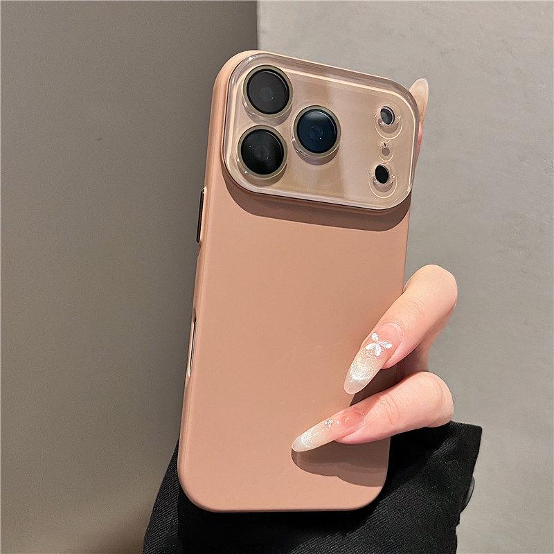 

Apple iPhone 17 Pro Max Brown Liquid Silicone Protective Case iPhone 15