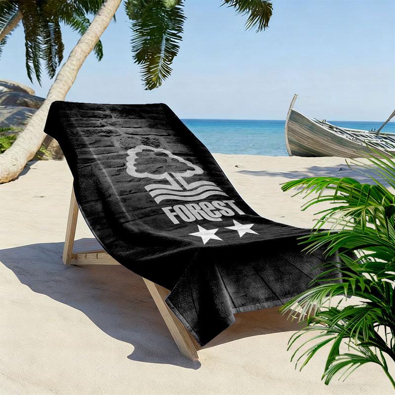 Nottingham Forest F.C Beach Towel, Large Soft Quick Dry Towel for Beach Camping Swimming