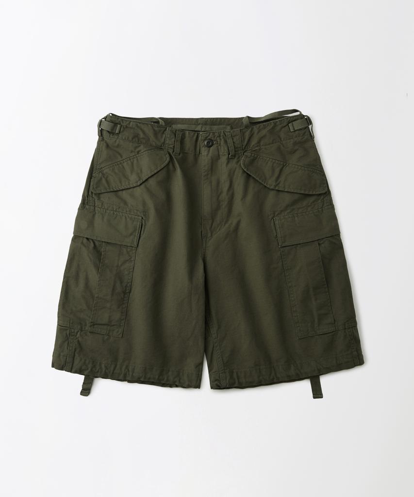 OUTSTANDING M-51 Wide Cargo Shorts_Olive