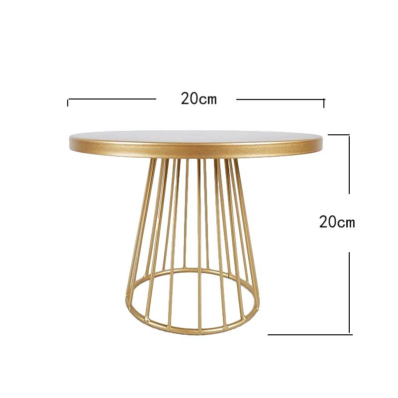 

20/ 25см Металлическая подставка для торта Свадебная Белая Золотая Стойка для десертов Украшение для вечеринки по случаю дня рождения Поднос для торта