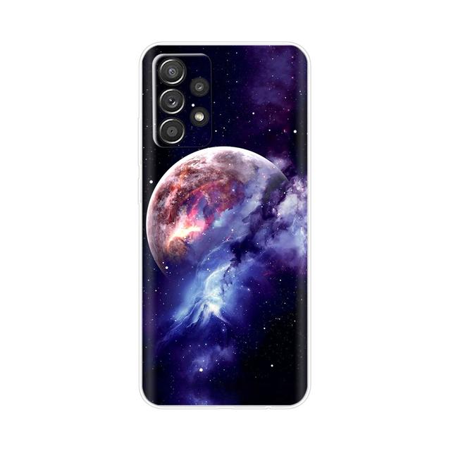 For Samsung Galaxy A52 5g A52s Case Soft Silicone Marble Lion Painted Case For Samsung A52 A 52 S 52s 5g Back Cover Tpu Fundas