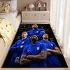 Sports Area Rug, Chelsea FC 2024 25 Squad Blue Captain Poster, Fan Cave Decor, Non-Slip Mat