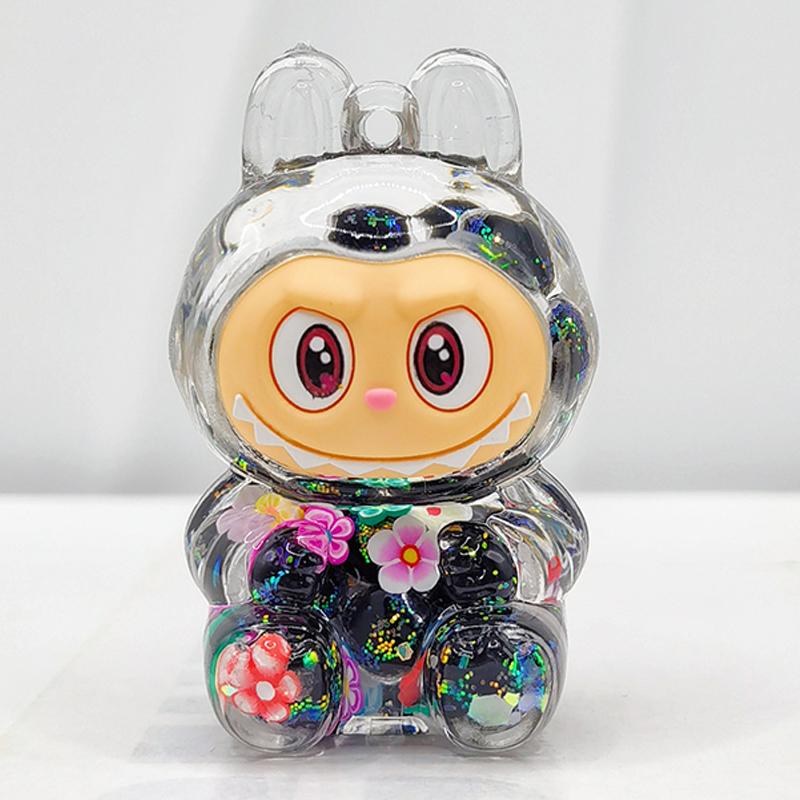 Quicksand Rabbit Cute Flash Color Dopamine Car Home Toy Ornaments