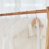 1PC Clothes Storage Bag Clothes Dust Cover Washable Household Clothes Hanging Bag Transparent Environmental Protection Coat Cover