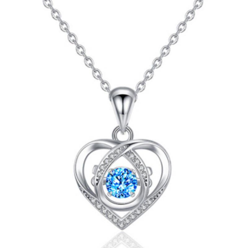 2025 S925 Sterling Silver Beating Heart Necklace - Light Luxury Clavicle Pendant for Women, Qixi Festival Gift