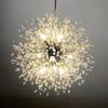 Modern Crystal Dandelion Chandelier Lighting Pendant Lamp For Living Room Dining Room Home Decoration