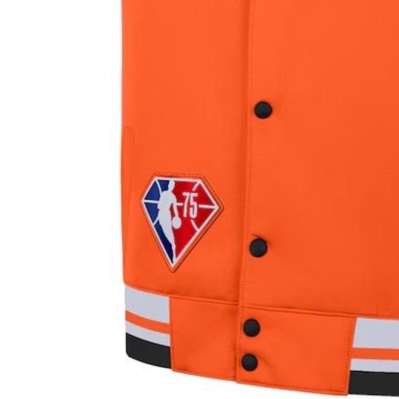 Nike Los Angeles Clippers 75th Anniversary Player Edition Warm-Up ThermaFlex Showtime V-Neck Single-Breasted Short Sleeve Jacket DB2453-820