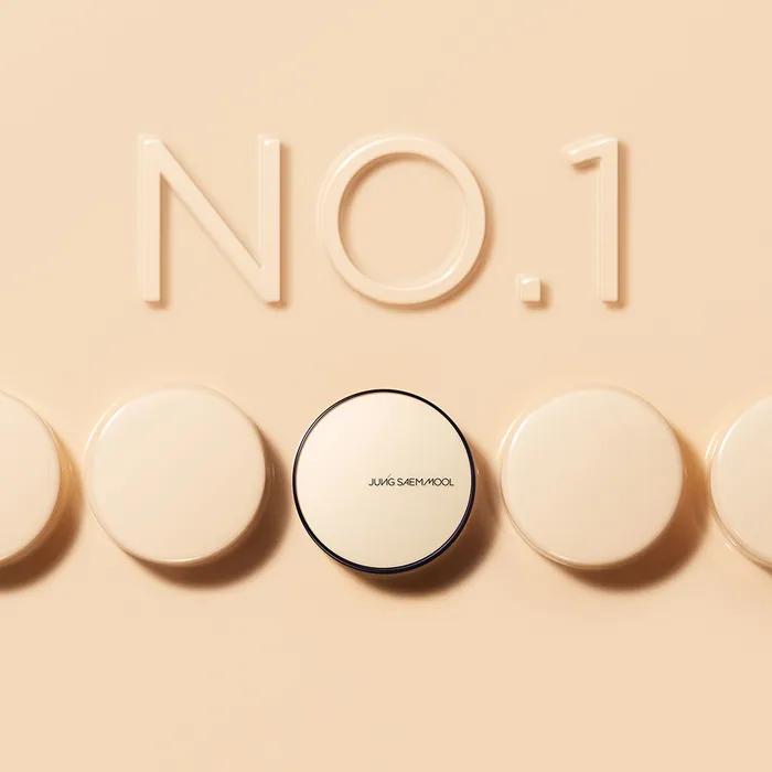 Jeong Saem Mool Essential Skin Nude Cushion (Refill Included) (Wave Cream 5ml + Ampoule 5ml + Prep Primer 5ml Free)