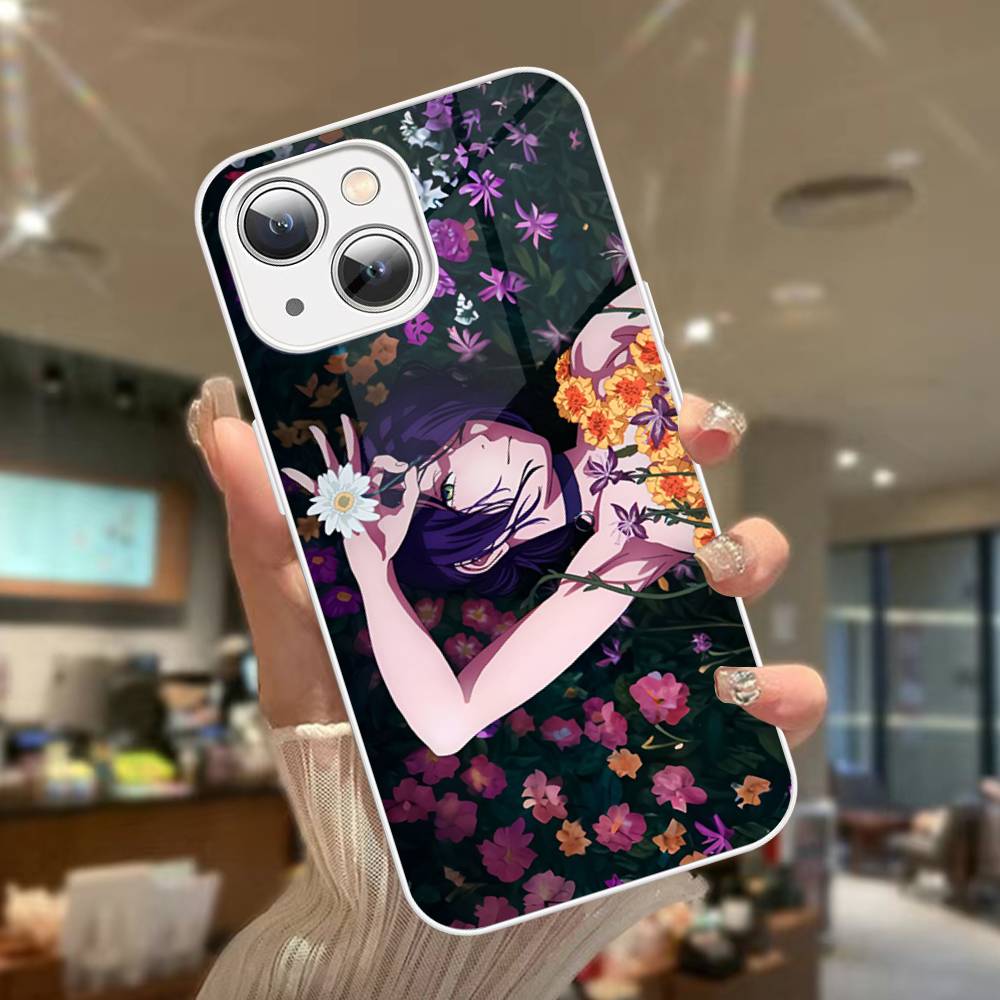 Anime C-Chainsaw Man Tempered Glass For Iphone 14 13 12 11 Pro Mini XS MAX 14Plus X XS XR Cover