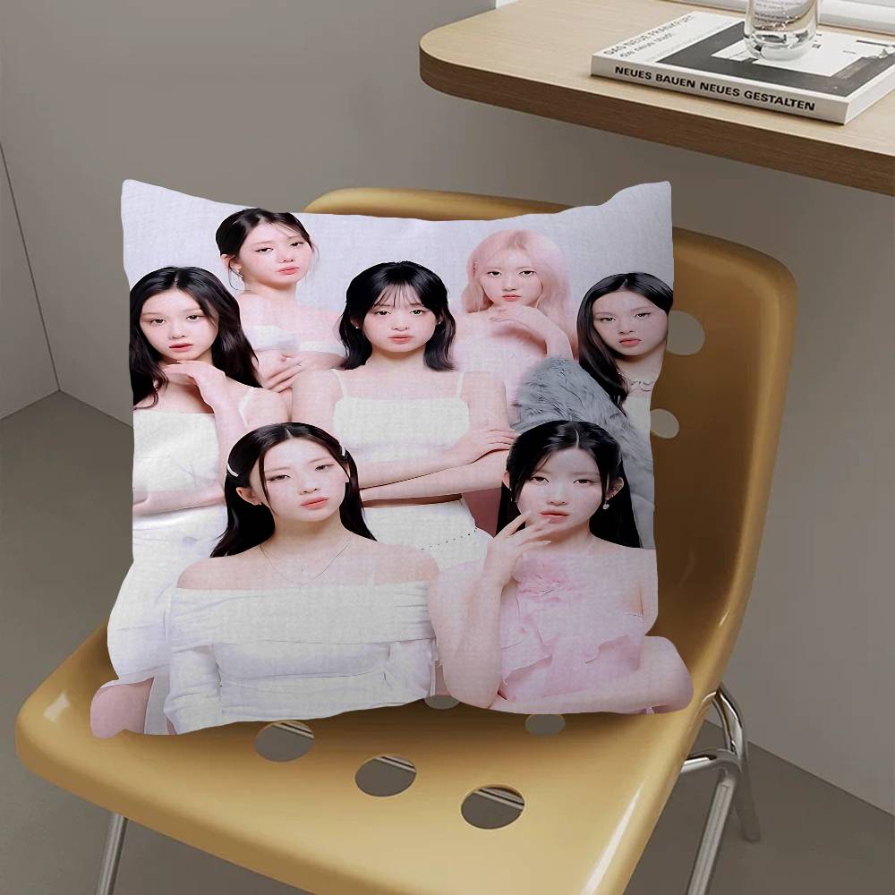 Kpop Style B-Babymonster Personalized Picture Text Home Decorative Pillows Household Gifts 45X45Cm