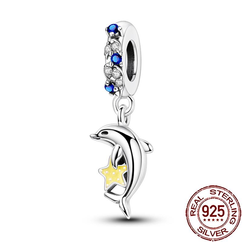 New Charms Copper Cute Animal Pets Charm Beads Fit Snake Chain Bracelet Necklace Women Diy Jewelry