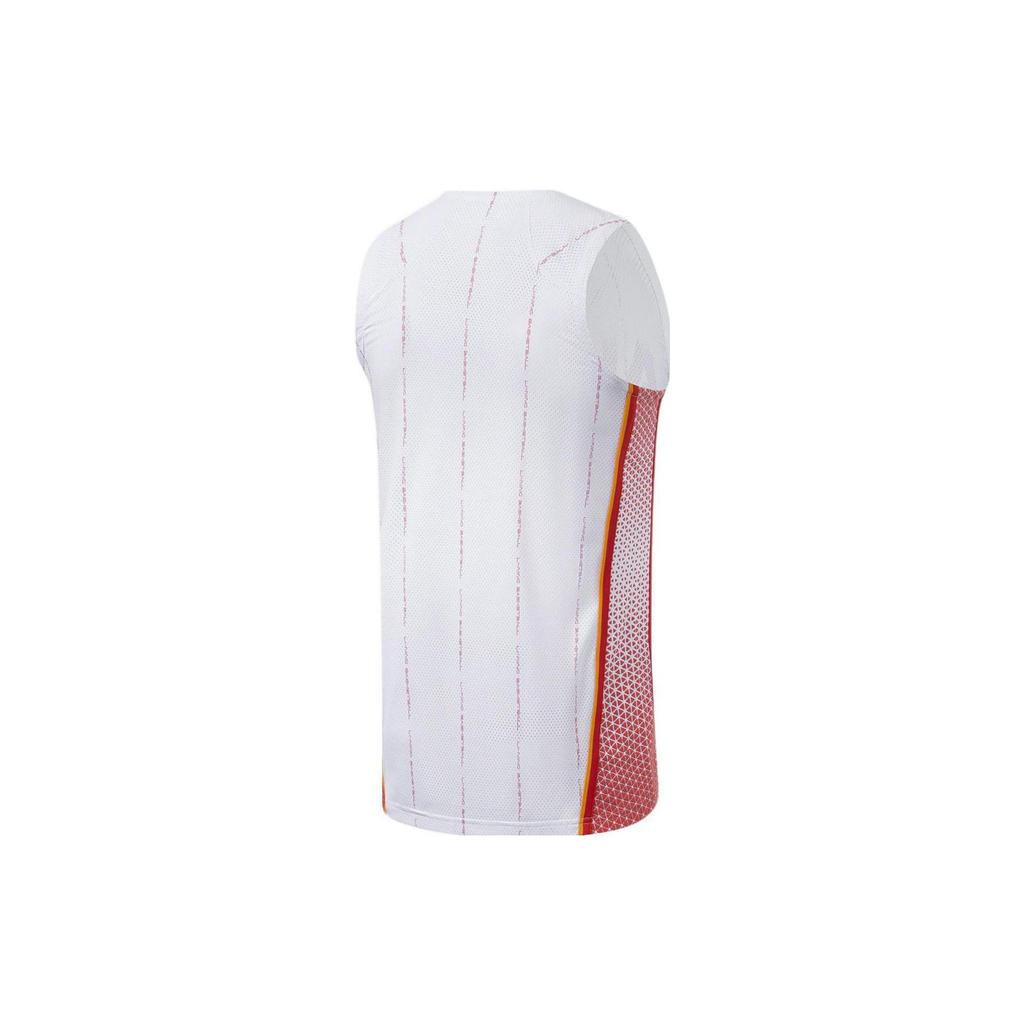 Li Ning Sports Basketball Collection Basketball Jersey Men's White AAYS477-1