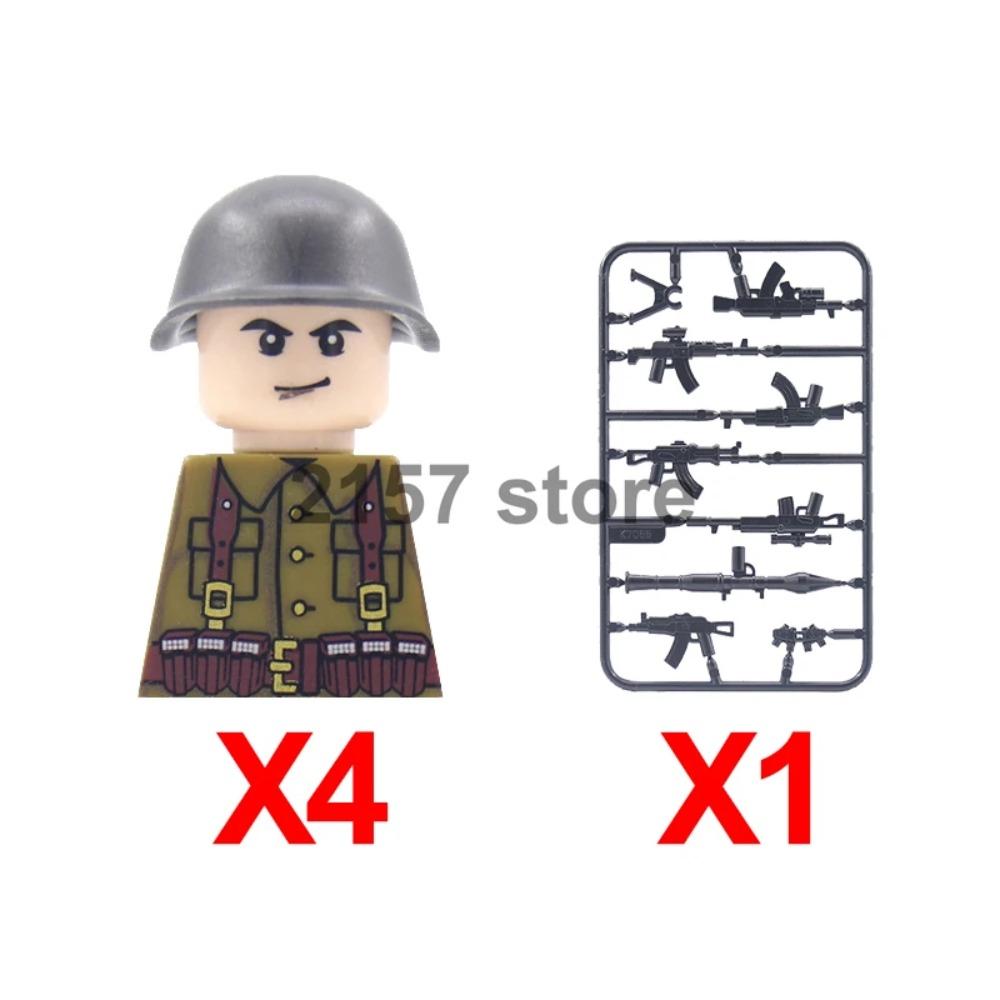 Military Soldier Figure Building Block Weapons Ranger Camouflage Vietnam War US Special Forces KSK Medical Bandit Thief Toy Gift