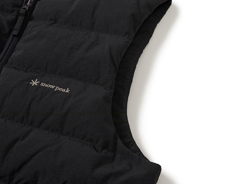 Snow Peak Land Lightweight Down Vest Black Medium Women's GS-S25WWGDV61 Women's