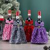 Dress Wine Bottle Covers Dust-proof Champagne Pouch New Christmas Decoration