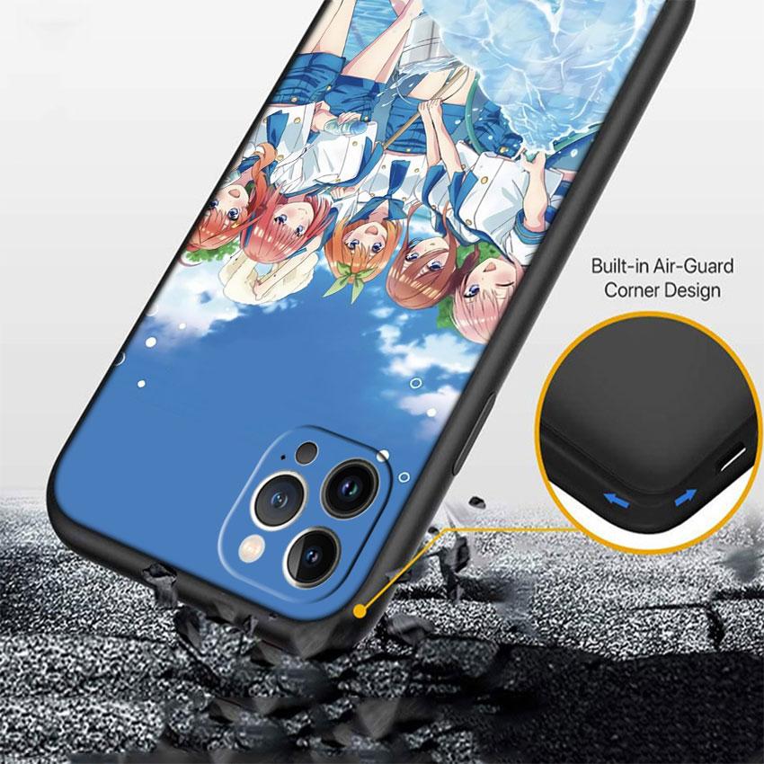 CJ78 Miku Nino Itsuki Nakano Soft Shell Phone Case for iPhone SE X XS XR 11 16E 17 Pro Max Air 8 7 6 6s Plus