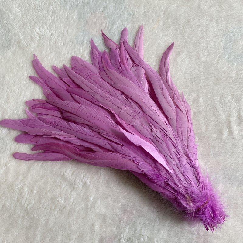 Wholes 500pcs Rooster Tail Feathers 25-30cm 30-35cm 35-40cm 40-45cm For Colored Carnival Costume&mask Party