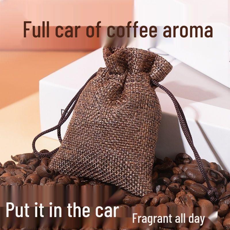Long-Lasting Coffee Bean Scent Pouch for Car, Home, and Wardrobe