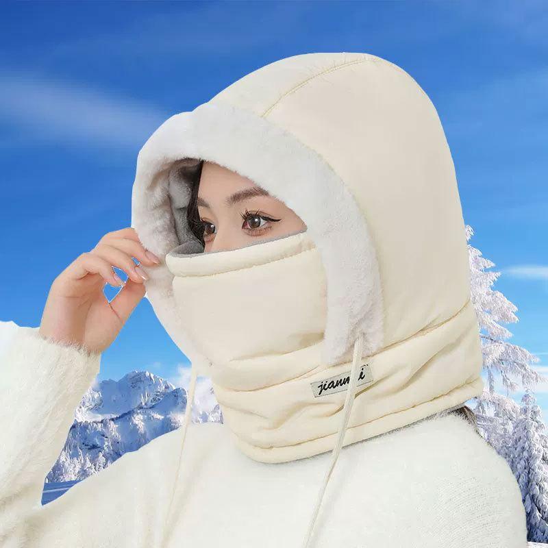 Zimowa czapka puchowa z kapturem Unisex Pogrubiona Ciepła Wiatroszczelna i Wodoodporna Czapka Dla Mężczyzn Kobiet Outdoor Narciarstwo Turystyka