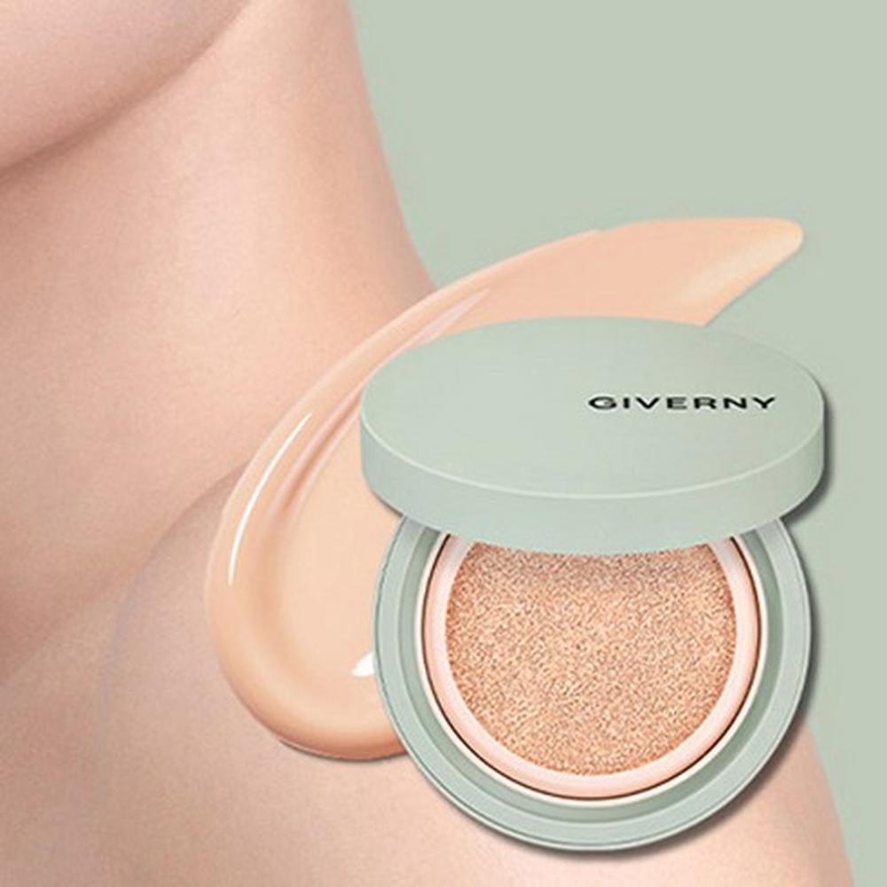 Giverny Milchak Cover Cushion 21 Light Beige (Main + Refill) – Coverage Care, Radiant Finish, Korean