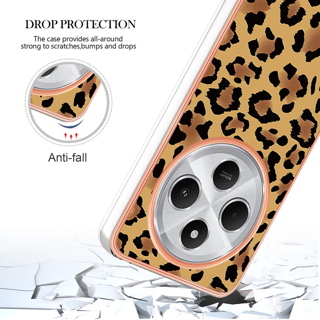 For Xiaomi Redmi 14R 5G/Xiaomi Poco C75 4G/Xiaomi Redmi 14C 4G Case IMD-D Pattern Printing 2.0mm TPU Phone Back Cover