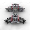 MOC 4WD Four-wheel Drive Independent Suspension Differential Chassis Steering Axle Building Blocks Tech Car Parts Toys Kids Gift