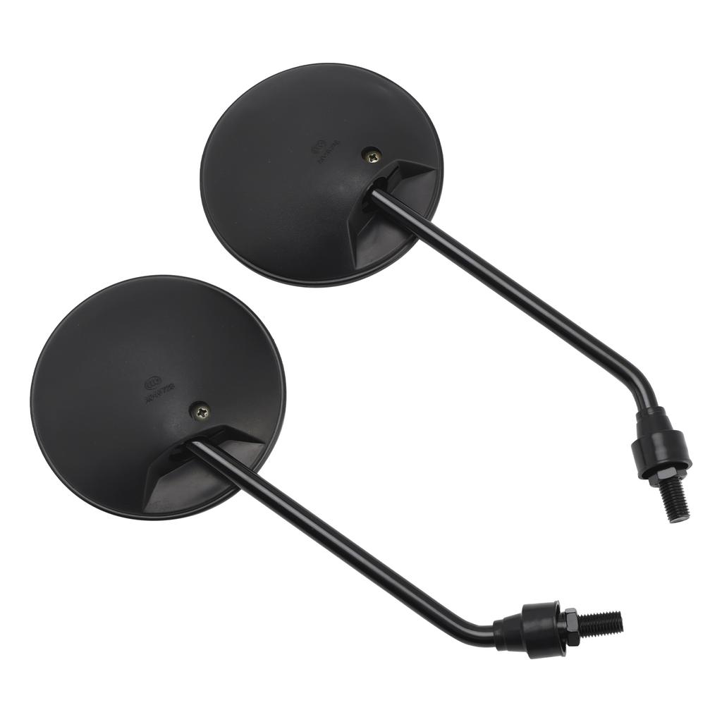 Black 10mm Rearview Mirror Set For Honda XL600V XL650V XL700V Transalp 1994-2010