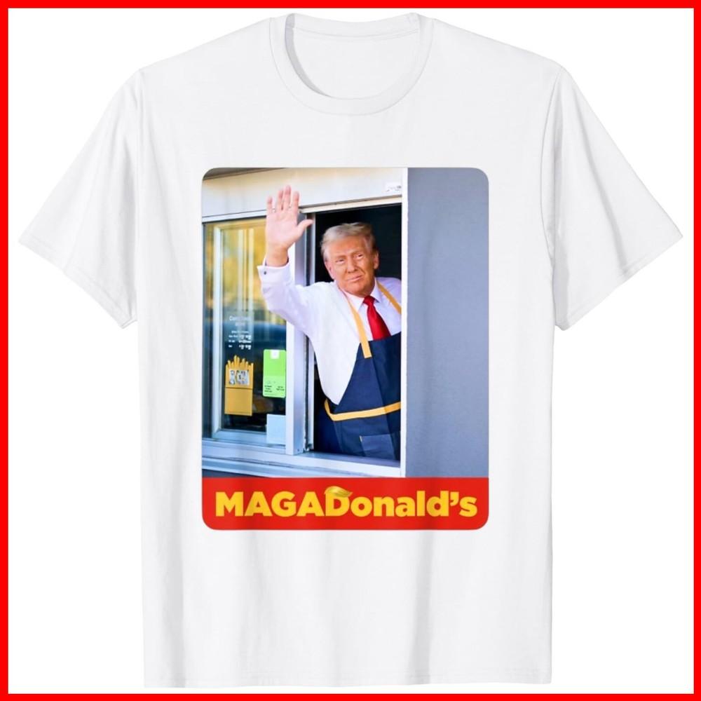 MAGADonald s White Cotton T-Shirt Unisex T-Shirt XXL